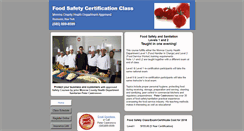 Desktop Screenshot of foodsafetyrochester.com